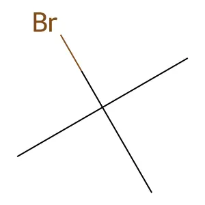叔丁基溴 structure