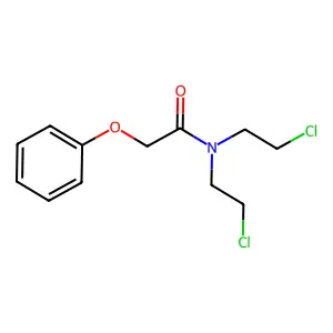 N,N-双(2-氯乙基)-2-苯氧基乙酰胺 structure