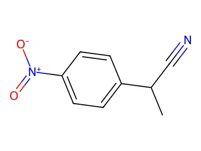 2-(4-Nitrophenyl)propiononitrile structure