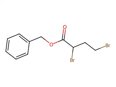 Benzyl 2,4-dibromobutanoate structure