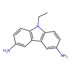 N-Ethyl-3,6-diaminocarbazole structure