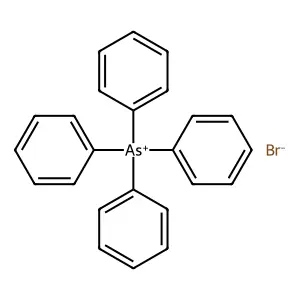 Arsonium, tetraphenyl-, bromide (1:1) structure