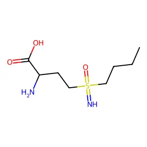 2-氨基-4-(S-丁基亚磺酰亚胺基)丁酸 structure