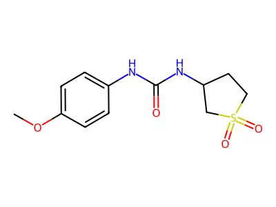 1-(1,1-Dioxidotetrahydrothiophen-3-yl)-3-(4-methoxyphenyl)urea structure