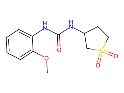 1-(1,1-Dioxidotetrahydrothiophen-3-yl)-3-(2-methoxyphenyl)urea structure