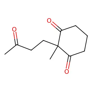 1,3-Cyclohexanedione, 2-methyl-2-(3-oxobutyl)- structure