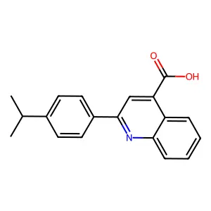 2-(4-Isopropylphenyl)quinoline-4-carboxylic acid structure