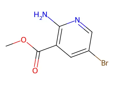 Methyl 2-amino-5-bromonicotinate structure