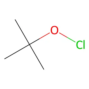 次氯酸叔丁酯 structure