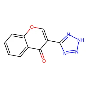 3-tetrazolylchromone structure
