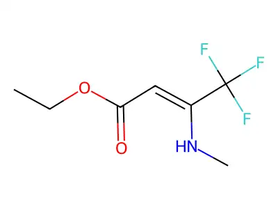 Ethyl (2Z)-4,4,4-trifluoro-3-(methylamino)-2-butenoate structure