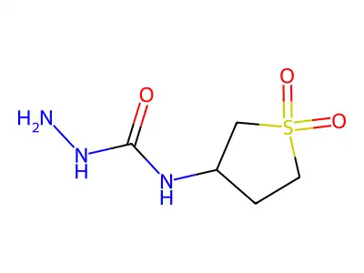 N-(1,1-dioxidotetrahydrothiophen-3-yl)hydrazinecarboxamide structure