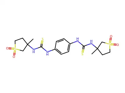 C18H26N4O4S4 structure