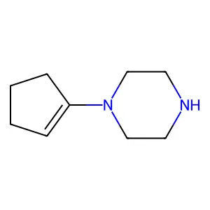 Piperazine, 1-(1-cyclopenten-1-yl)-(9CI) structure