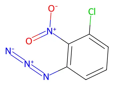 1-Azido-3-chloro-2-nitrobenzene structure