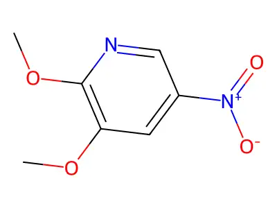 2,3-Dimethoxy-5-nitropyridine structure