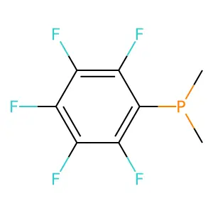 Phosphine, dimethyl(pentafluorophenyl)- structure