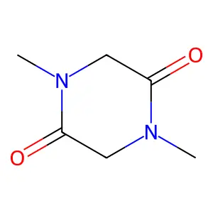 1,4-Dimethylpiperazine-2,5-dione structure
