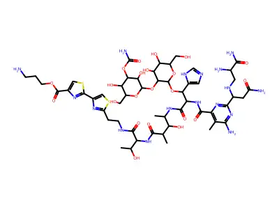 3-Aminopropyl bleomycin ester structure