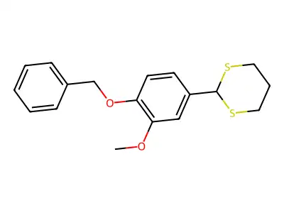 2-(4-Benzyloxy-3-methoxy-phenyl)-(1,3)dithiane structure