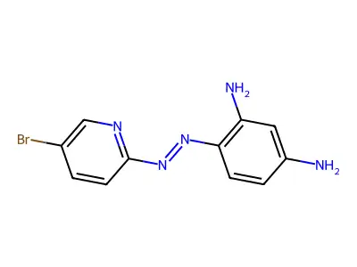 4-(5-Bromo-2-pyridylazo)-m-phenylenediamine structure