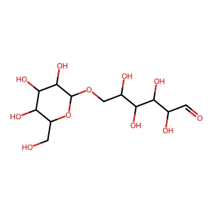6-O-alpha-D-Galactopyranosyl-beta-D-glucopyranose structure