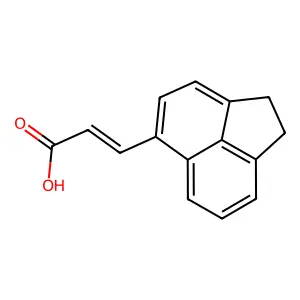 3-(1,2-Dihydro-5-acenaphthylenyl)acrylic acid structure
