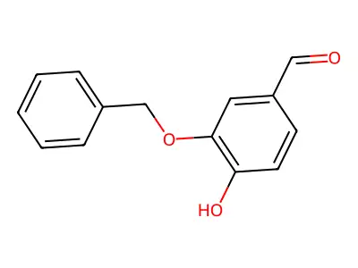 4-Benzyloxy-3-hydroxybenzaldehyde structure