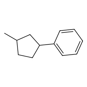 (3-Methylcyclopentyl)benzene structure