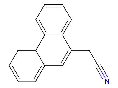 9-Phenanthreneacetonitrile structure