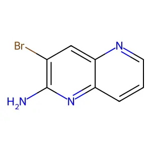 3-Bromo-1,5-naphthyridin-2-amine structure
