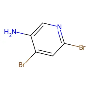 4,6-Dibromopyridin-3-amine structure