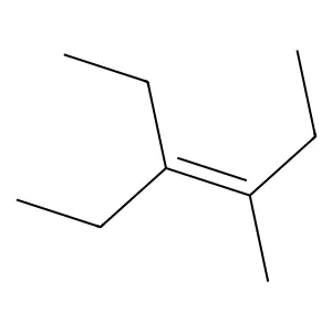 3-Hexene, 3-ethyl-4-methyl- structure