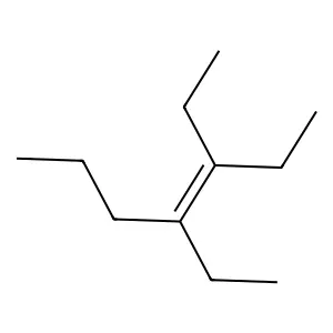 2,3-Diethyl-3-heptene structure