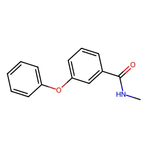 N-甲基-3-苯氧基苯甲酰胺 structure