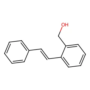[2-(2-Phenylvinyl)phenyl]methanol structure