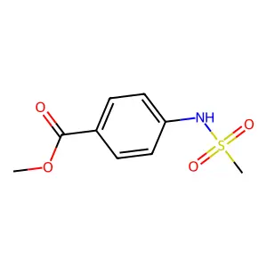 Methyl 4-methanesulfonamidobenzoate structure