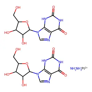 Platinum(2+), dichloride, (SP-4-2)- structure