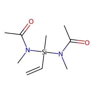Acetamide, N,N'-(ethenylmethylsilylene)bis[N-methyl- structure