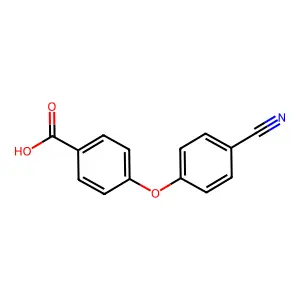 4-(4-Cyanophenoxy)benzoic acid structure