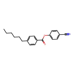 4-己基苯甲酸4-氰基苯酯 structure
