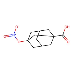 3-(硝酰氧基)金刚烷-1-甲酸 structure