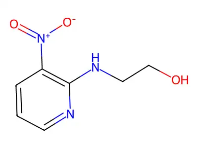 2-[(3-Nitro-2-pyridinyl)amino]ethanol structure