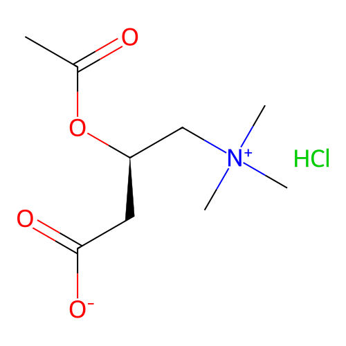 o-Acetyl-L-carnitine hydrochloride structure