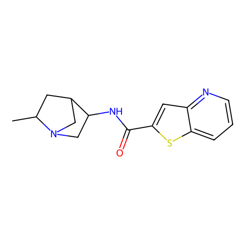 Thieno[3,2-b]pyridine-2-carboxamide, N-(6-methyl-1-azabicyclo[2.2.1]hept-3-yl)- structure