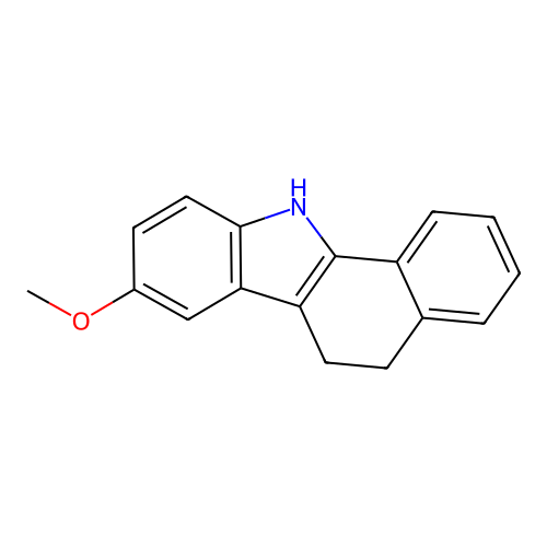 8-Methoxy-6,11-dihydro-5H-benzo[a]carbazole structure