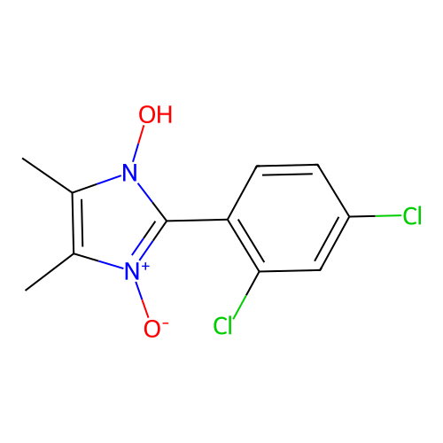 2-(2,4-Dichlorophenyl)-4,5-dimethylimidazole-1,3-diol structure