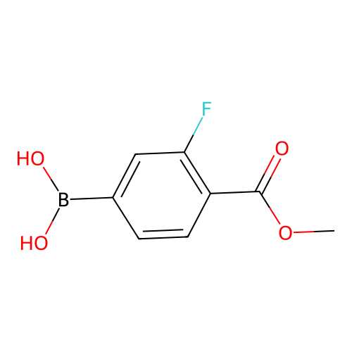 3-Fluoro-4-(methoxycarbonyl)benzeneboronic acid structure