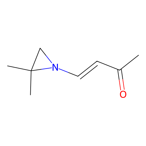 4-(2,2-Dimethylaziridin-1-yl)but-3-en-2-one structure