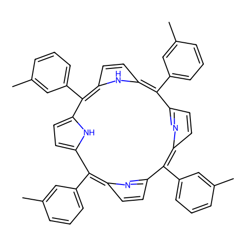 5,10,15,20-Tetrakis(3-methylphenyl)-21H,23H-porphine structure
